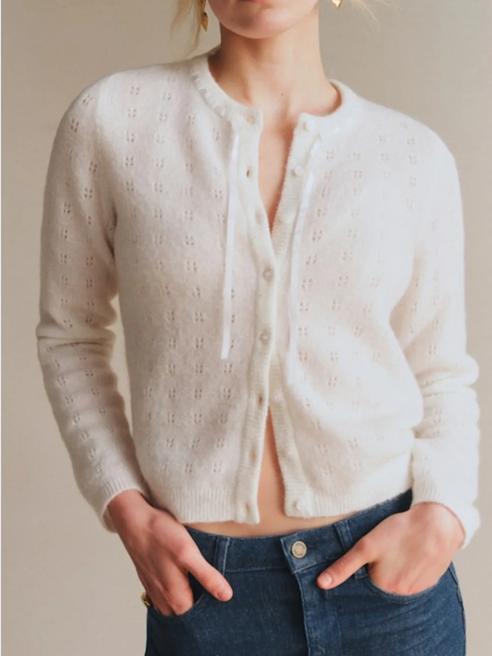 Sezane Meryl Merino/Mohair Blend Sweater - Picture 5 of 5